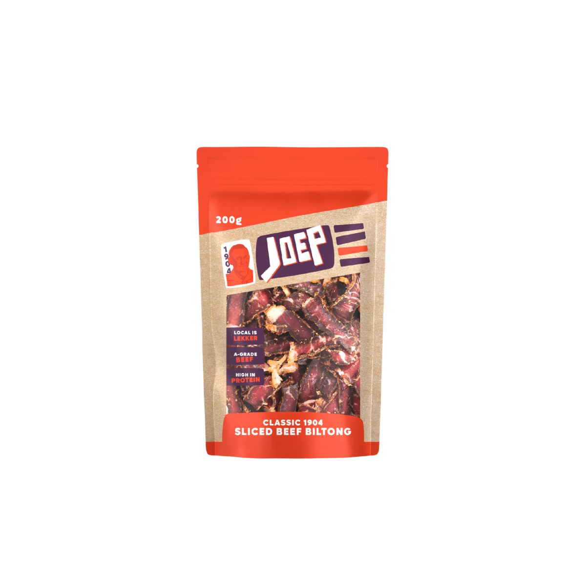 Joep Classic Sliced Beef Biltong – 200g